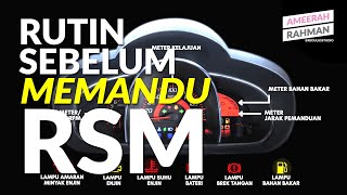 Rutin Sebelum Memandu RSM  INFOGRAFIK [upl. by Ragouzis]