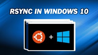 How to Use Rsync in Windows 10｜Run Linux Command in Windows [upl. by Arua]