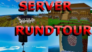 DIE SERVER RUNDTOUR VOM REALM  Minecraft Bedrock  Realm 009 [upl. by Huldah]