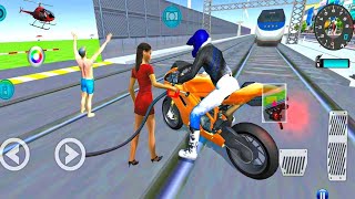 🔴LIVE✅3D Driving Class Simulator Bullet Train Vs Motorbike Bike Driving Game  Android Gameplay [upl. by Profant]