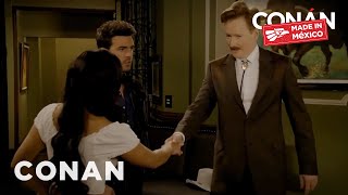 Conan Guest Stars In A Mexican Telenovela  CONAN on TBS [upl. by Htezil]