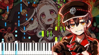 Jibaku Shounen Hanakokun OP  No7 Piano Tutorial  Synthesia [upl. by Stearns573]