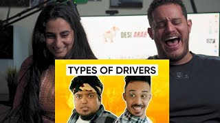 Types of Drivers JORDINDIAN Reaction by Arabs  types of drivers part 1 [upl. by Ciel270]