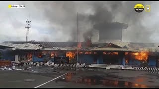 KANTOR UNIT BANDARA NABIRE TERBAKAR [upl. by Durand]