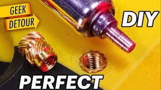 How to use Brass Inserts on 3D Prints make your own tips cheap [upl. by Nevak849]