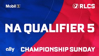 NA QUALIFIER 5  CHAMPIONSHIP SUNDAY  RLCS MAJOR 2 [upl. by Orford]