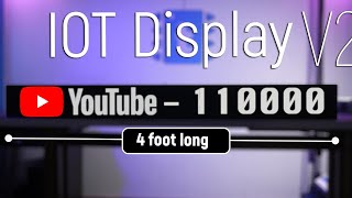 Our BIGGEST IOT Display made using ESP32  ESP32 Project  IOT Project [upl. by Haret]