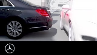 MercedesBenz SClass 2017 Active Parking Assist with rear cross traffic alert [upl. by Johna]