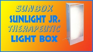 Sunbox Sunlight Jr Therapeutic Light Box Lamp [upl. by Pickar]