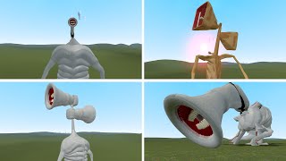 WEIRD MEGAPHONES AND MEGAHORNS COMPILATION Garrys Mod Leovincible Siren Heads [upl. by Hwu]