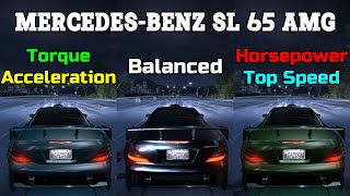 Torque vs Balanced vs Horsepower  MercedesBenz SL 65 AMG Tuning  Need for Speed Carbon [upl. by Sissie]