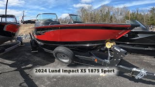 The New 2024 Lund Impact XS 1875 Sport  The Perfect Family Fishing Boat [upl. by Hodess]