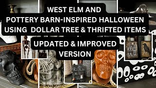 West Elm amp Pottery Barn Inspired DIY Halloween DecorationsSeven HIGHEND Projects for CHEAP 125 [upl. by Leff]