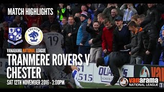 GOALS Tranmere v Chester FC [upl. by Ludie]