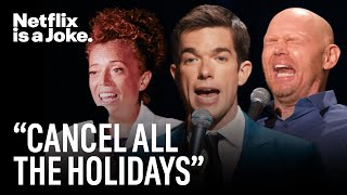 Laughing Through the Holidays  StandUp Compilation  Netflix Is A Joke [upl. by Agatha]