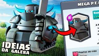 MELHORES IDEIAS DE CARTAS DA PRÓXIMA ATUALIZAÇÃO DO CLASH ROYALE [upl. by Eenerb279]