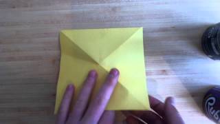 Faire un poisson en origami  Poissons en papier [upl. by Delora]