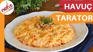 Havuç Tarator Tarifi 🥕 Yedikçe Yediriyor 😋 [upl. by Mala]