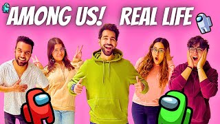 AMONG US IN REAL LIFE WITH MY FRIENDS  Rimorav Vlogs [upl. by Annasiul462]