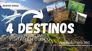 4 destinos turísticos que de debes visitar en Cusco Perú  2024 [upl. by Alecia]