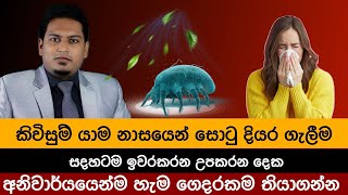 කිවිසුම් යාම නතර කරගන්න මේ දෙක පාවිච්චි කරලා බලන්න Two Essential Equipment To Stop Sneezing [upl. by Kong]