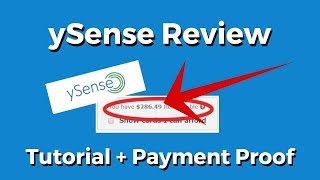 ySense Review Formerly ClixSense  Payment Proof  Tutorial [upl. by Lain]