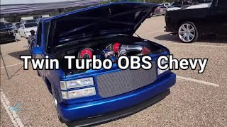 Twin Turbo OBS Chevy On 9 Inch Lip [upl. by Netneuq264]