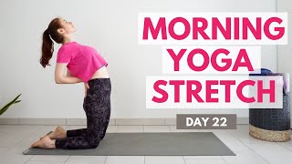 10 MIN MORNING YOGA To Feel Your Best  30 Day Morning Yoga Challenge  DAY 22 [upl. by Jeavons]