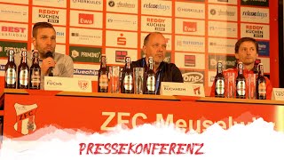 PRESSEKONFERENZ NACH DEM SPIEL  ZFC Meuselwitz vs Greifswalder FC [upl. by Anelak]