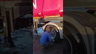 Shiny Waxy Tires After Wash Perfect Truck Care [upl. by Anilak881]