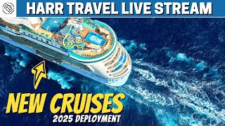 NEW CRUISE DEPLOYMENT  MEGA LIVESTREAM QampA  Royal NCL Celebrity amp MORE [upl. by Ariella]