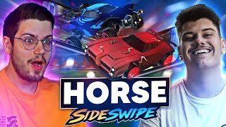 JAI AFFRONTÉ D7uRL dans une game de HORSE sur ROCKET LEAGUE SIDESWIPE [upl. by Ayar785]