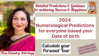 Numerology Predictions for 2024 based on your date of birth Personal Year [upl. by Trahern]