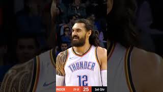 Steven Adams learning the EuroStep 😁 [upl. by Warton890]