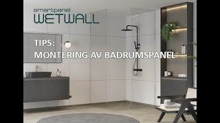 Smartpanel Wetwall Montering Svensk [upl. by Bogey]