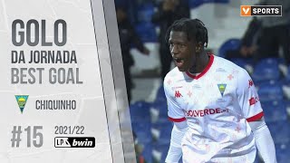 Golo da Jornada Liga 2122 15 Chiquinho Estoril [upl. by Eivlys926]