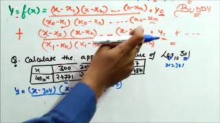 Lagrangess Interpolation Formula for Uneqispaced Values [upl. by Arihsan]