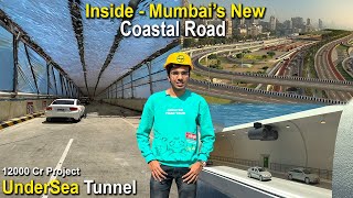 Mumbais New Under Water Tunnel Coastal Road  Detailed Tour 😍  Marine Drive to Worli in 10Mins [upl. by Belen843]