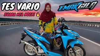 TES VARIO EMAK GILA 🔥 emakemak emakgila [upl. by Skerl]