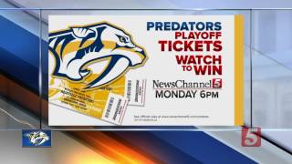 Win Predators Playoff Tickets From NewsChannel 5 [upl. by Tasia666]