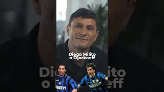 A QUIÉN PREFIERES con JAVIER ZANETTI leyenda del INTER DE MILÁN  Canela Deportes [upl. by Amoritta]