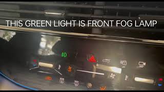 How to turn on fog light in Tata Harrier  Fog lamp Tata Harrier  Tutorial [upl. by Zeiler]