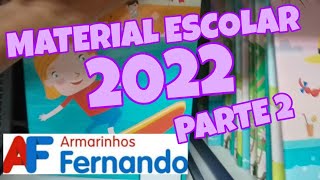 MATERIAL ESCOLAR 2022 NO ARMARINHOS FERNANDO DA RUA 25 DE MARÇO PARTE 2  MOCHILAS CADERNOS E ETC [upl. by Templer]