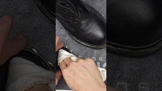 Shine Up Your Dr Martens With This Crazy Hack Shoepolish leather restore diy easy [upl. by Lalla]