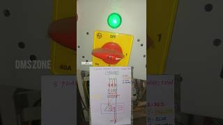 3 phase rotary switch connection with diagram explained in tamil  Rotary switch connection RYB [upl. by Acnalb]