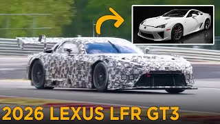 NEW 2027 ToyotaLexus GR GT3 Spotted in Europe [upl. by Eidak]