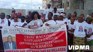 Le Collectif ATCHAN GOTO FÉ réclame la Démission de Cissé Bacongo à la Tête du District dAbidjan [upl. by Enaled]