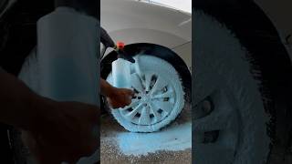 Tyre Cleaning ASMR satisfying detailing automobile deepcleaning shorts [upl. by Weintrob]