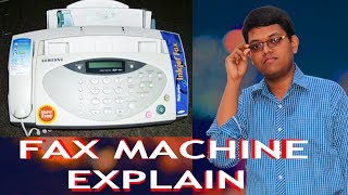 HOW FAX MACHINE WORK Explain in hindi [upl. by Hartnett]