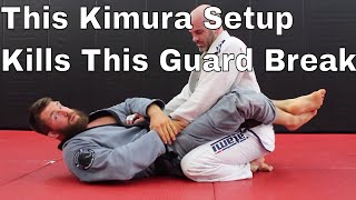 Powerful Kimura Setup for White Belts to Stop Basic Guard Break [upl. by Gonsalve]